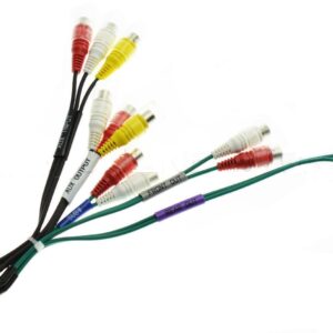 Alpine INE-W977BT INEW977BT INE W977BT AUX IN & OUT Pre Out Lead PreOut  sub Out