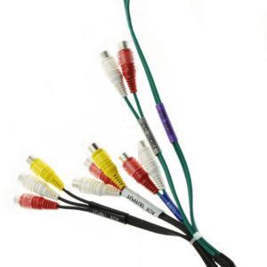 Alpine X-009U X009U X 009U RCA AUX IN & OUT Front Rear Pre Out Lead PreOut sub Out