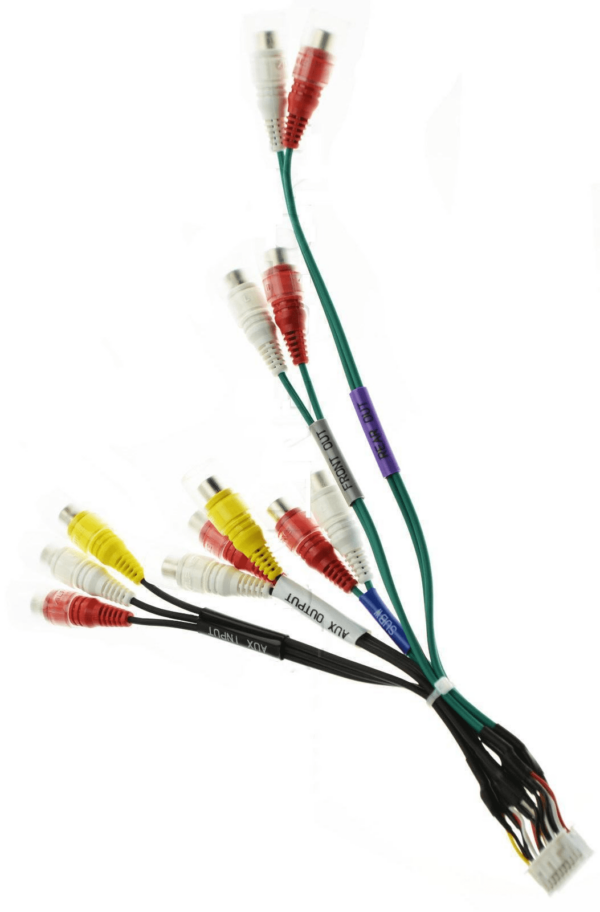 Alpine X-009U X009U X 009U RCA AUX IN & OUT Front Rear Pre Out Lead PreOut sub Out