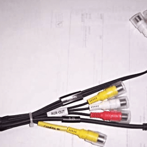 AlpineIVA-W505  IVAW505 IVA W505 AV Video Lead RCA AUX IN & OUT