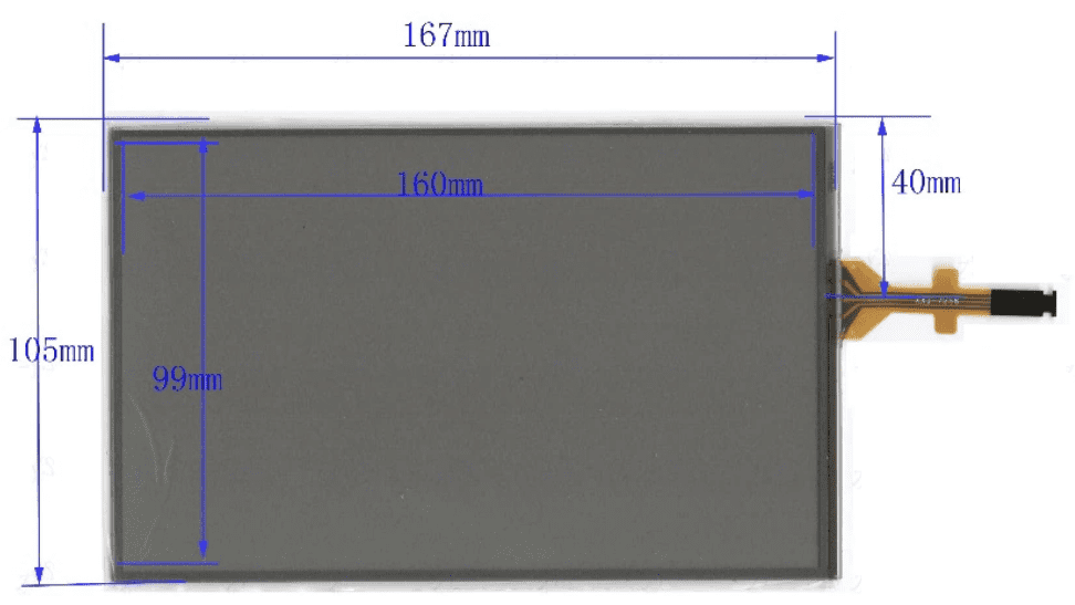Citroen C3 Touch Screen 7 inch Front Glass Panel unit Genuine