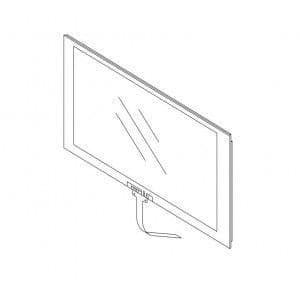 Kenwood DDX-376BT DDX376BT DDX 376BT Front Touch Glass  Screen Panel  Genuine