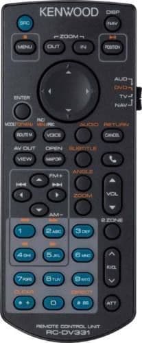 Kenwood DDX-4015DAB DDX-4015DAB DDX4015DAB Remote control KNA-RCDV331