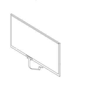 Kenwood DMX-7017DABS DMX 7017DABS DMX7017DABS Front Touch Screen Panel