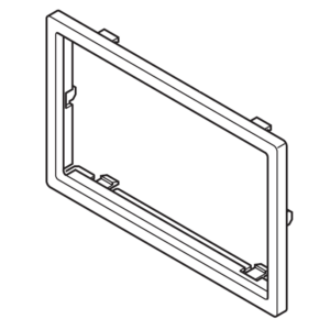 Kenwood DNX7000EX DNX 7000EX  DNX-7000EX  Front Trim Surround Double DIN