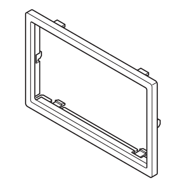 Kenwood DNX7000EX DNX 7000EX  DNX-7000EX  Front Trim Surround Double DIN