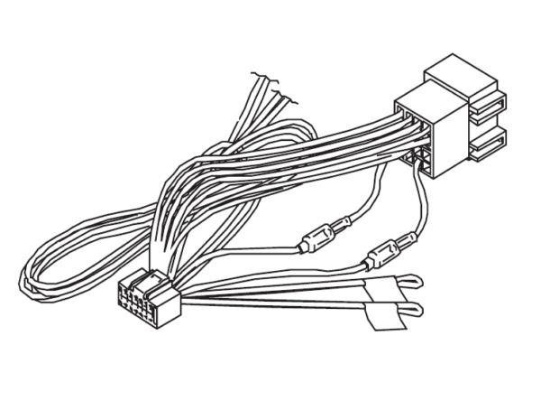 Kenwood DPX-7000DAB  DPX7000DAB DPX 7000DAB Power Loom Wiring Harness Lead Cord ISO Plug