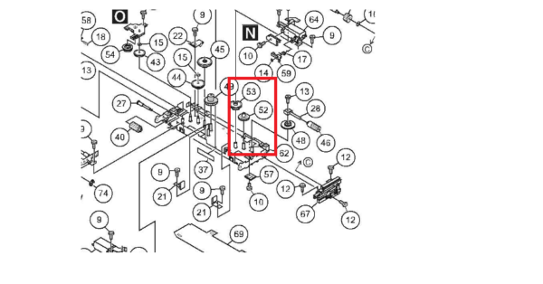 Pioneer AVIC-X3 AVICX3 AVIC X3  2 x Gears  spare part