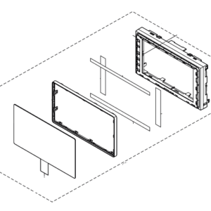 Pioneer SPH-DA130DAB  SPHDA130DAB SPH DA130DAB  Front Touch Screen come with Cosmetic Front Panel