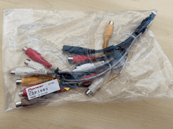 PioneerAVIC-Z820DAB AVICZ820DAB AVIC Z820DAB RCA Pre Out Lead PreOut AV Lead RCA Cable AV